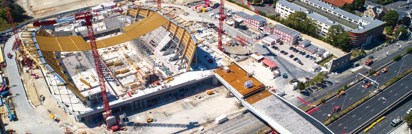 Chantier du Centre Aquatique Olympique : la Métropole du Grand Paris est au rendez-vous !